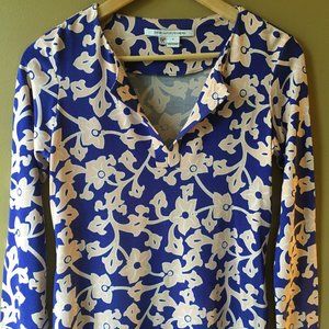 DIANE VON FURSTENBERG Silk Floral Sheath Dress